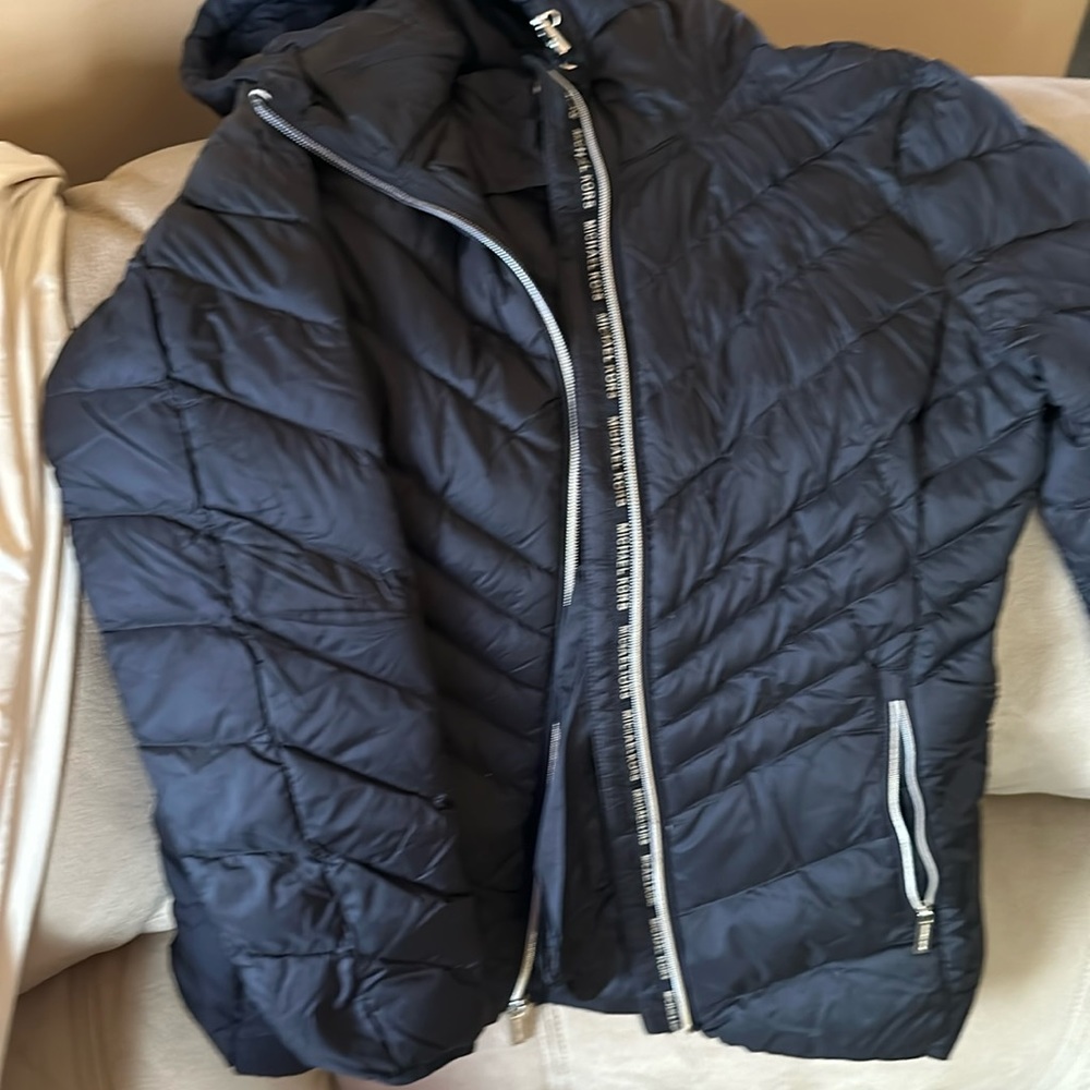 Micheal Kors Girls XS black jacket, Gently Worn